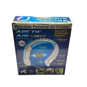 Arctic Air Freedom Ultra Wearable Personal Neck Fan Air Cooler Rechargeable